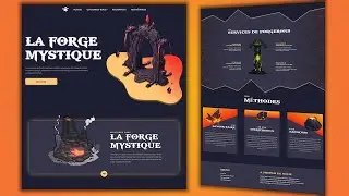[2/4] I made this One Page Site from A to Z in HTML - CSS & Responsive