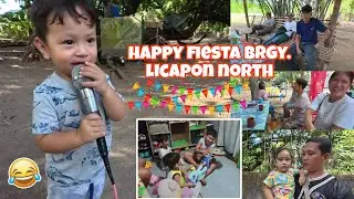 FIESTA VLOG | Enjoy si Teo sa Mic at pakikipaglaro sa kanyang mga Tito🤗