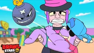 ANIMATED PIERCE'S FUNNY MOMENTS - Brawl Stars Animation