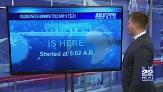 The official start to winter begins