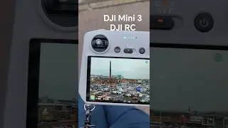 Flying the DJI mini 3 using the DJI RC controller | #drone #djimini3 #dji #fyp