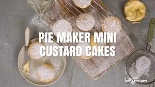 How make Pie maker mini custard cakes | Australia's Best Recipes