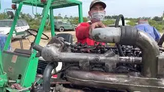 Start REO M52A1 Tractor Mack 673 engine 1972. Viet Nam