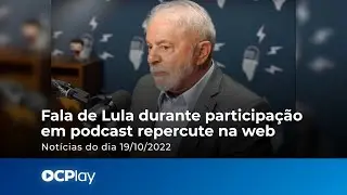 Fala de Lula durante participa&ccedil;&atilde;o em podcast repercute na web