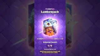 Evolution Lumberjack Guide 🪓👻#clashroyale #shorts