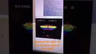 When you have a #typo in your #typein #vic20 #fail #retrocomputing