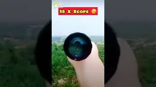 real scope 15x video #pubg#gamer#scope#zoom#bgmi#tiktokpubgdynmo