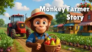 Monkey business man !! Farmer monkey 🐒🐵
