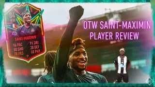 FIFA 20 ULTIMATE TEAM: 84 RATED OTW ALLAN SAINT-MAXIMIN PLAYER REVIEW!!!!