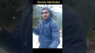 Snowfall in Mechuka Arunachal Pradesh #travel