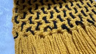 كوفيه سهله وبسيطه وشكلها رائع#فنون وكروشيه#crochet 