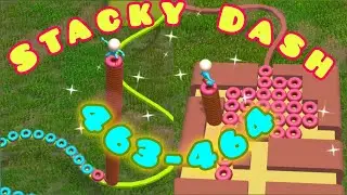 Stacky Dash level 463-464 very nice 👍 #mobilegameroom #gameplay #viral #games #stackydash #game