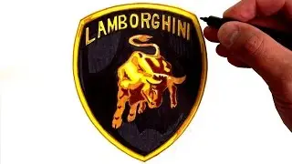 Как нарисовать логотип lamborghini