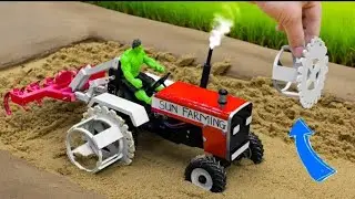 diy tractor especially plough machine || science project | diy effective agriculture machinery