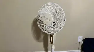 Join-One Electric 12&rdquo; Stand Fan Model KHS-1205 With a Sun-Damaged Blade