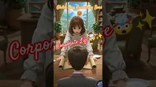 Ghibli Day Ruined By Boss🥵 | Corporate Life Struggles🤯 #shortfeed #cartoon #funnycute  @aitales0203