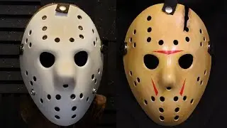 How to Make a Friday The 13th Part 8 Jason Mask - DIY Painting Tutorial