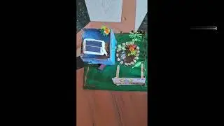 Solar home#school project#my kids creative craft#