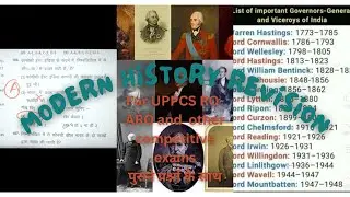 Short notes of spectrum and NCERT of Modern HistoryRevision part-4UPPCS/RO aro BPSC tre 3.0