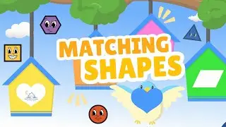 Matching Shapes Fun! Learn Octagon, Heart, Parallelogram & More | SHICHIDA AT Home