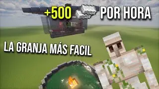 LA GRANJA DE HIERRO MÁS EFICIENTE Y FACIL|MINECRAFT JAVA 1.21.11