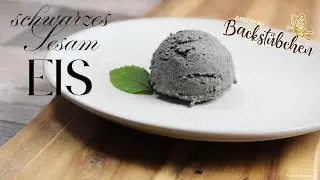 schwarzes Sesam Eis- mit und ohne Eismaschine - ANLEITUNG und REZEPT #eis #eisrezept #sommer #rezept