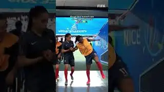 Can&rsquo;t get caught slipping like that. We see you, Kadidiatou Diani 🥲🥲 #France #Bloopers #behindthe