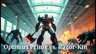 Optimus Prime's Furious Last Stand vs The Endless Razor-Kin Horde | Epic Airport Battle
