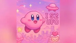 Kirby's Anime Vibes 🌸✨ Pink Dream UFO Aesthetic