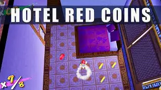 Super Mario Sunshine Switch Red Coins in the Hotel, Sirena Beach Episode 8 - 3D All Stars