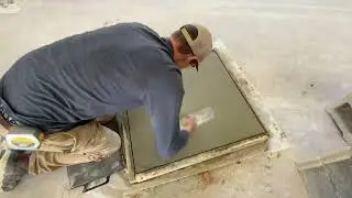 ￼Concrete finishing basics-steel trowel