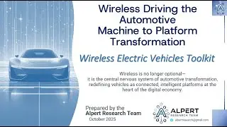 Wireless Electric Vehicles Toolkit-Wireless Driving the Automotive Machine to Platform Transform