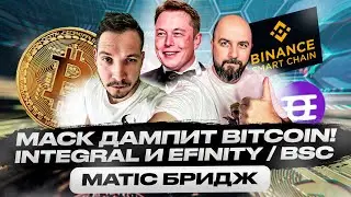 МАСК ДАМПИТ BITCOIN!!!INTEGRAL и EFINITY / BSC - MATIC БРИДЖ