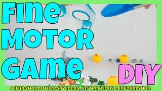 DIY Fine Motor Activity | Toy Monster game | Visual Perception | Learn Numbers | Motor planning