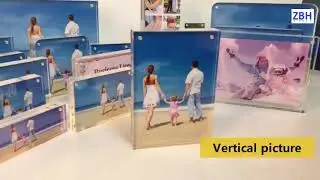 Acrylic 4x6 Bulk Picture Frames Magnetic Photo Frame