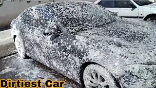 CarWash:Cleaning the dirty car BMW |  Cleansing and relaxing car wash|Car cleaning