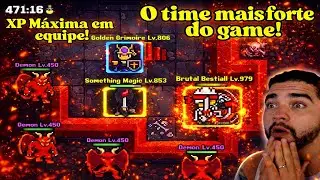 O Meta da Melhor XP em Equipe 3x3 Demon no Rucoy Online