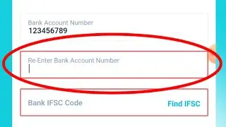 Re-Enter account number matlab kya hota hai | Re-Enter Bank Account Number Meaning In Hindi