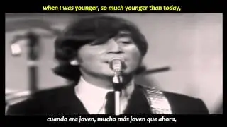 The Beatles - Help (ingl&eacute;s y espa&ntilde;ol)