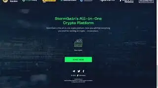STORMGAIN MINER - Самый щедрый биткойн-кран 2021 года.