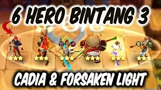 TERBARU..!!! COMBO TERKUAT MAGIC CHESS CADIA FORSAKEN LIGHT PAKAI COMMANDER THARZ SKIL 3