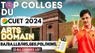 🥳ARTS STREAM TOP COLLEGES IN DU | PREFERENCE LIST DELHI UNIVERSITY HUMANITIES COURSES #du