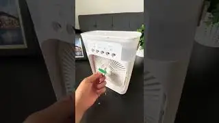 Mini ventilador umidificador. Link nos coment&aacute;rios