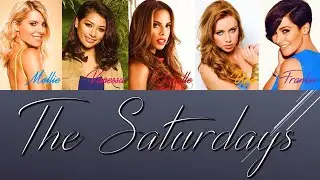 The Saturdays - Crashing Down (Lyrics In Colors)