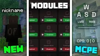 The BEST Minecraft Bedrock Client!(Keystrokes,Motion Blur, FPS Boost)