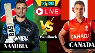 Namibia vs Canada, 1st T20I Hindi-English Commentary | NAM VS CAN