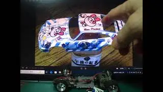 [カーモデル 1/24] 作例 きゃりーぱみゅぱみゅ号改！ #アーカイブス #SlotCar改  [作る走る昭和car模型]  #往年の名車   #slotcar改