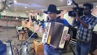 Tumse  Accha Koun Hai hindi song Instrumental on ACCORDION by SJ Prasanna (9243104505, bangalore).