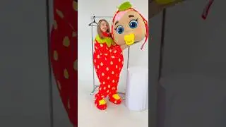 🍓 Premium Strawberries Baby Mascot Costume | Handmade Character by Carnival Mascot