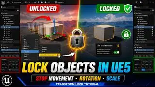 How to Lock Objects in Unreal Engine 5 (Stop Accidental Movement)